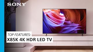 Sony  Top features of the X85K 4K HDR LED TV with Google TV [upl. by Wachter]