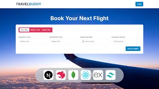 MERNFull Stack Flight Booking App  ReactNext js ExpressNest JS Mongo DB Tailwind CSS amp Redux [upl. by Atalante]