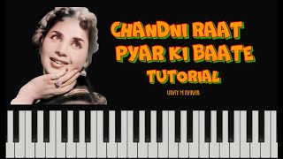 CHANDNI RAATE PYAR KI BAATE  JAAL  TUTORIAL  UDAY M NAKAR [upl. by Lawford]