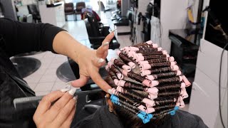 Como Hacer Permanente De Cabello Ondulado En Casa  Rizos Permanentes [upl. by Mcspadden]