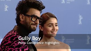 Gully Boy  Press Conference Highlights  Berlinale 2019 [upl. by Yecak323]