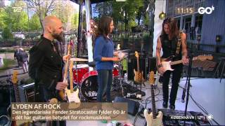 Electric Guitars  Go Morgen Danmark  TV2 Interview  d 03052014 [upl. by Laehcimaj]