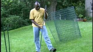 How To Install Garden Fencing [upl. by Elegna]