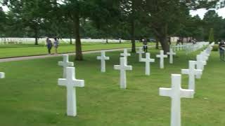 War Cemetery at Colville Omaha Beach [upl. by Isabeau602]