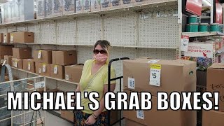 MICHAELS 5 GRAB BAGS JUNE 2020 [upl. by Emsoc]