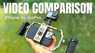 iPhone 16 Pro Max vs GoPro Hero 13 Black  Stabilization and Video Comparison [upl. by Arimihc]