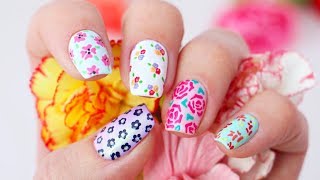 5 Floral Nail Art Designs Using ONLY Toothpicks [upl. by Catha]