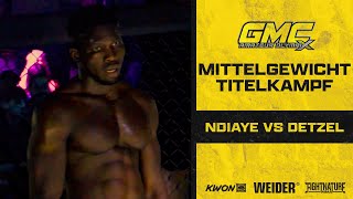 Titel Kampf  Ndiaye vs Detzel  Fight School Hannover Fight Night [upl. by Anyer245]