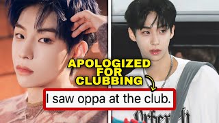 4th Gen Kpop idol apologized for clubbing after getting exposed during fan meet kpop [upl. by Dick41]