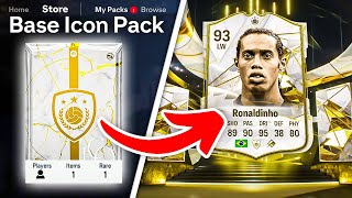 UNLIMITED BASE ICON PACKS 🤩 FC 24 Ultimate Team [upl. by Eimrots]