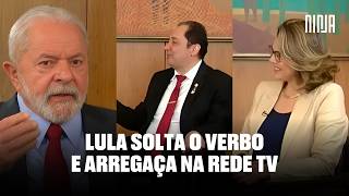 🔥Lula na RedeTV escurraçou herança maldita de Bolsonaro detonou Trump e peitou mercado financeiro🔥 [upl. by Slein]