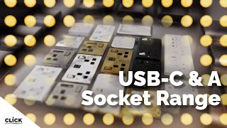 USBC amp A Socket Outlet Range  CLICK [upl. by Sirronal]