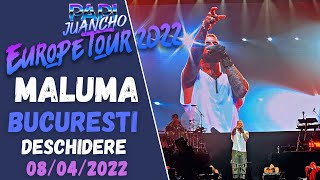 Concert Maluma Bucuresti  08 Aprilie 2022  intrare show deschidere [upl. by Delp625]