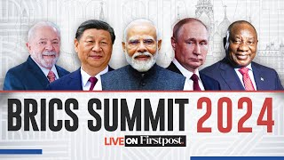 BRICS Summit 2024 LIVE Putin Welcomes World Leaders Challenges Wests Dominance [upl. by Anirpas]