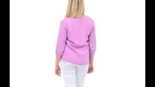 Bonmarche Lilac Pintuck Blouse and White David Emanuel Jeans [upl. by Ruiz]