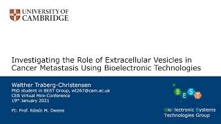 Role of extracellular vesicles in cancer metastasis using bioelectronic technologies [upl. by Nealah]