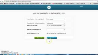 Setting up a new organisation in Xero [upl. by Eidna]