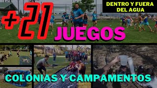 JUEGOS RECREATIVOS de EDUCACION FÍSICA para COLONIA DE VACACIONES Y CAMPAMENTOS 2023 [upl. by Conny]