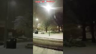 Its Snowtime☃️❄️snowfall🌨️ nottingham2024 england uk🇬🇧 shorts ytstudio trending [upl. by Nedak]