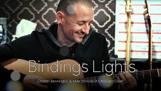 Chester Bennington amp Mike Shinoda  Blinding Lights Acoustic Cover AI [upl. by Eceinwahs]