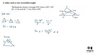 2 sides and a non included angle [upl. by Wei]