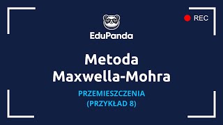 Przemieszczenia metodą MaxwellaMohra przykład 8 [upl. by Icaj]