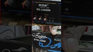 NDR vs mega 1200 watt testing dj amplifier viralvideo ytshorts ndr [upl. by Anse959]