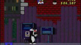 Sylvester and Tweety in Cagey Capers  Mega DriveGenesis Level 4  Back Alley Blues [upl. by Lust]