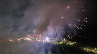 DRONED FIREWORKS DEL MAR FAIR 2024  4K [upl. by Htrowslle]