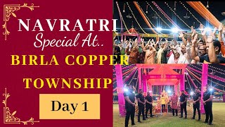 Navratri First Day celebration at Birla Copper Township trending reels garba dance fun kids [upl. by Amieva]