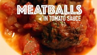 MEATBALLS  ALBÓNDIGAS IN TOMATO SAUCE RECIPE BY SPANISH COOKING [upl. by Sharma]