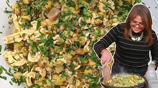 How to Make Green Caponata Pasta  Rachael Ray [upl. by Hoshi638]