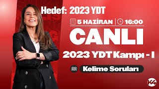 2023 YDT Kampı I  Kelime Soruları 🚨 [upl. by Flowers]