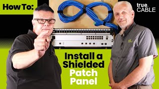 Shielded Patch Panel Installation Simplified A StarttoFinish Guide [upl. by Beckman]