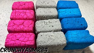 Pink Gray amp Blue Pasted Blocks  Oddly Satisfying  ASMR  Sleep Aid [upl. by Vaclava]