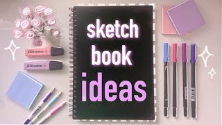 ✨5 Ways to Fill Your Sketchbook \\ aesthetic simple amp pretty ✨ episode 3 [upl. by Aicek]