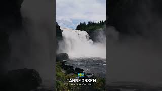 Entdeckt Schwedens größten Wasserfall – den beeindruckenden Tännforsen 🌊✨ [upl. by Carboni]