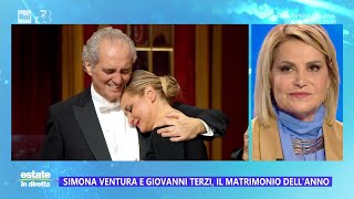 Simona Ventura quotVi racconto il mio matrimonio a meno di un mese dal sìquot  Estate in diretta [upl. by Alaric110]