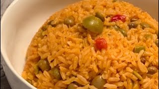 HOW TO MAKE ARROZ CON GANDULES  Puerto Rican Rice with Pigeon Peas Recipe [upl. by Lettie]