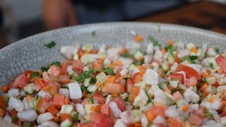 How To Make Ceviche Extended  Carlitos Cooking Adventures [upl. by Julita83]