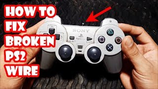 HOW TO FIX BROKEN PS1PS2 CONTROLLER WIRE [upl. by Arraeic]