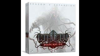 Death May die season 2 Unboxing By CMON Games [upl. by Iona412]