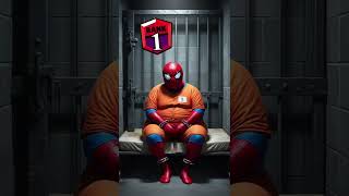 Lets get SpiderMan out of jail spiderman ai shorts catoon [upl. by Gustav]