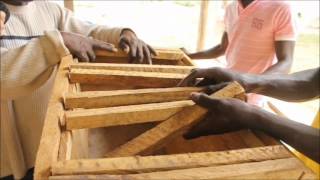 How to Construct Kenya amp Saltpond Topbar Bee Hives  Peace Corps Ghana [upl. by Ursuline]