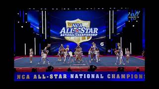 NCA ALLSTAR NATIONALS Stingray AllStars Steel routine stopped DAY 1 [upl. by Suoirred262]