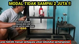 alat pres hidrolik manual buatan sendiri [upl. by Iver]