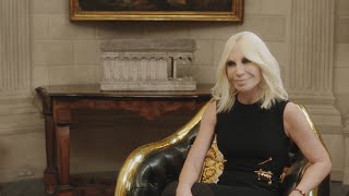 Face to Face Donatella Versace  NETAPORTER [upl. by Joh]