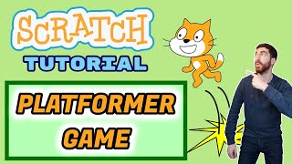 How to make a PLATFORMER GAME  Easy code  Simple  Scratch 30 FULL Tutorial [upl. by Anotal729]