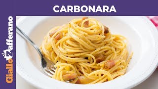 CARBONARA PERFETTA la ricetta di GialloZafferano [upl. by Karrie562]