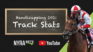 Horse Racing Handicapping Tutorial  Track Stats [upl. by Benedic]